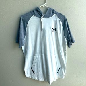 Under Armour t-shirt hoodie.